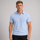 Men's Breathable Waffle Knit Polo