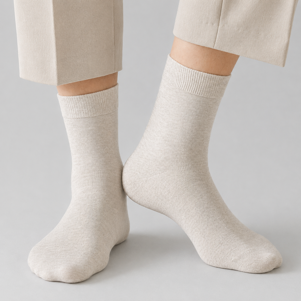 Men's Pure Cotton Mid Calf Sock