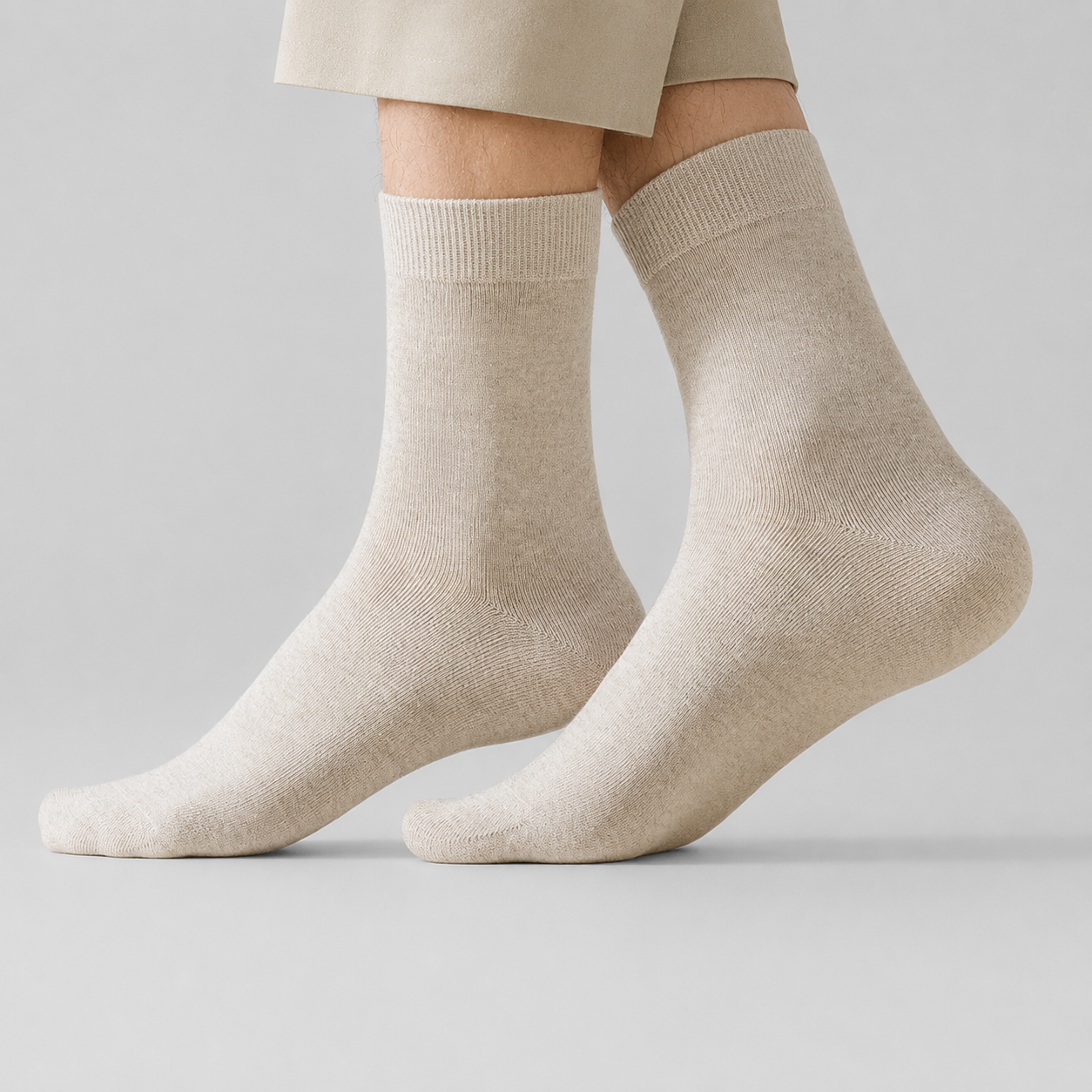 Men's Pure Cotton Mid Calf Sock