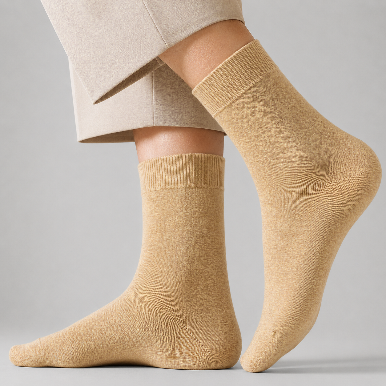 Men's Pure Cotton Mid Calf Sock
