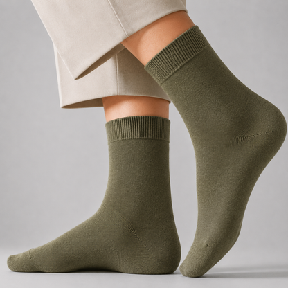 Men's Pure Cotton Mid Calf Sock
