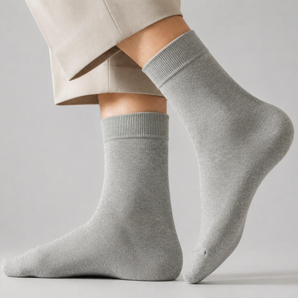 Men's Pure Cotton Mid Calf Sock