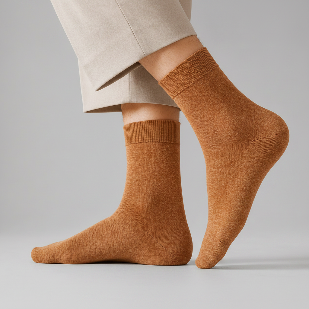 Men's Pure Cotton Mid Calf Sock