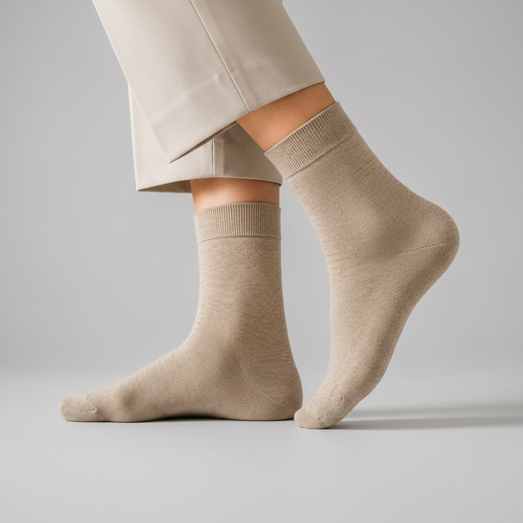 Men's Pure Cotton Mid Calf Sock